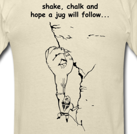 Climbing T-shirt - Shake and Chalk