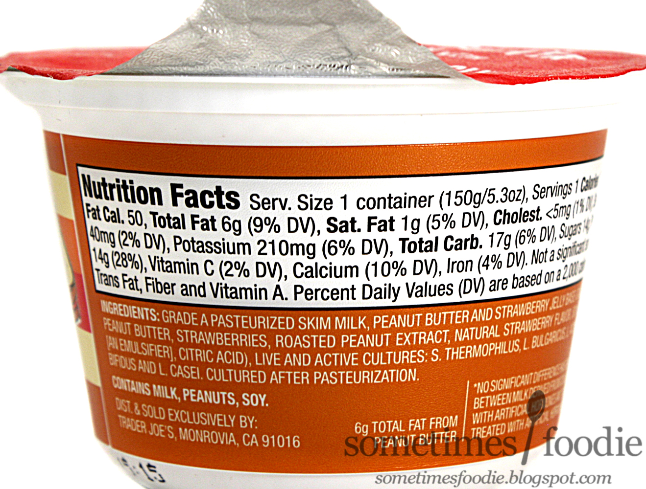 Sometimes Foodie Trader Joe's Peanut Butter & Jelly Yogurt Trader