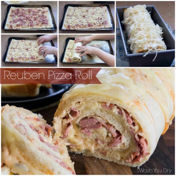Luigi's Pizzas Reuben Pizza Roll 1 tube Pillsbury Pizza Dough, 1/4