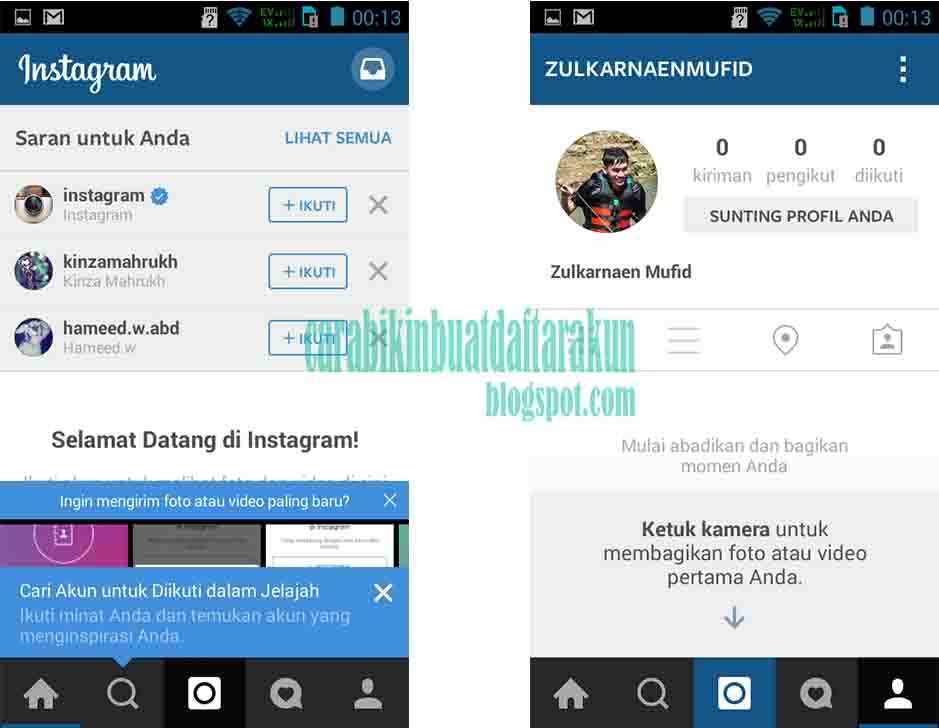 Cara Membuat Akun Instagram Jadi 2 | cara membuat akun instagram baru di android dengan Cara Membuat Akun Instagram Jadi 2 | cara membuat akun instagram baru di android dengan