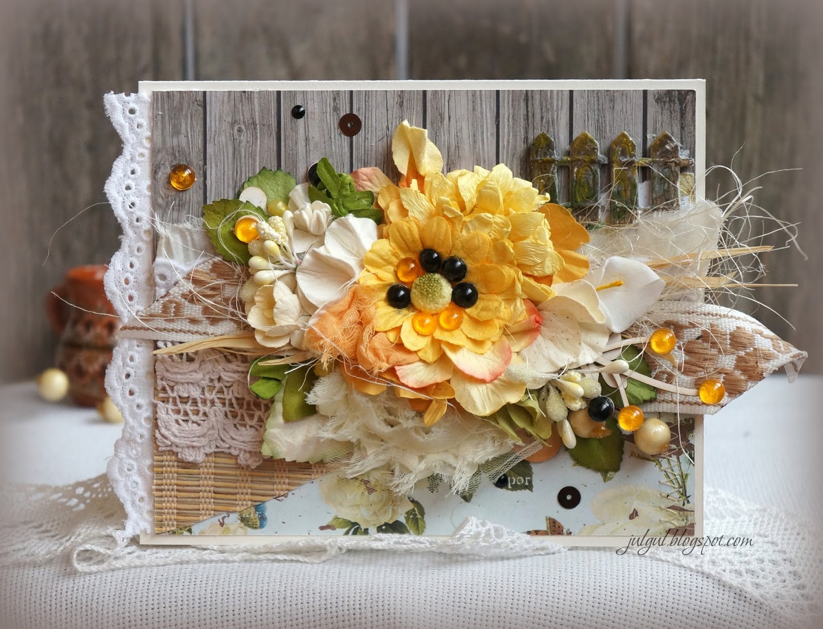 Скрапбукинг в деревенском стиле