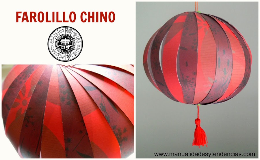 Tutorial farol chino rojo