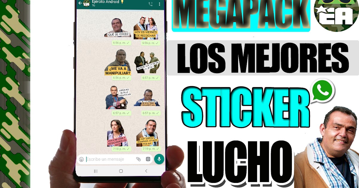 Sticker personalizados de Lucho - Ejercito Android