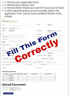 online.gpgckaranpryag.com Karanpryag PG College Admission Form for BA/B.se/B.com/M.A/M.Sc/M.Com  