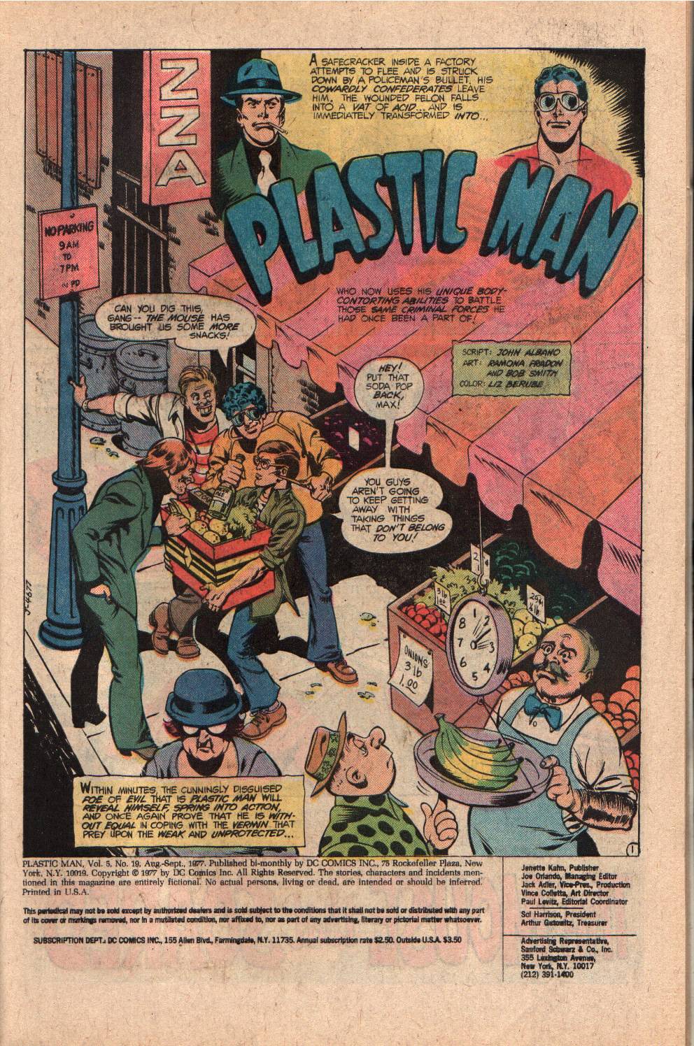 Read online Plastic Man (1976) comic -  Issue #19 - 2