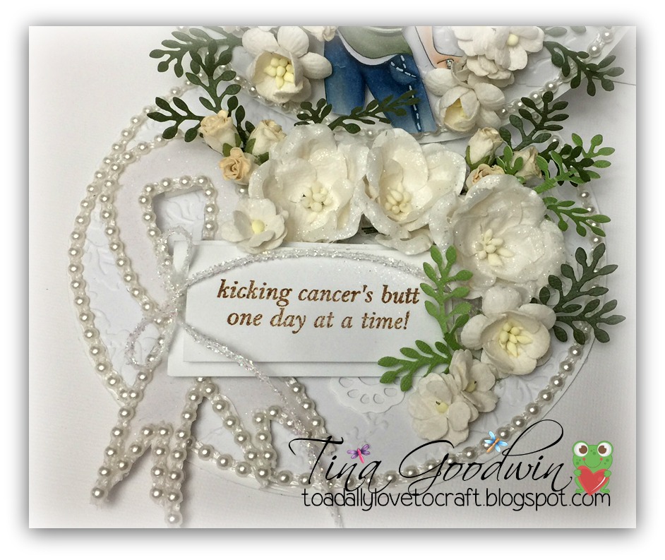 Toadally Love To Craft: Sparkling Lung Cancer Awareness Easel Card ...