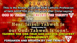 Yahweh The ONE TRUE GOD And His GREATEST COMMANDMENT IS FORSAKEN AND BROKEN By The TRINITY.