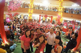 Largest Year Of Sheep Gathering, Cherry Woolly Spring 2015, Sunway Pyramid, Shopping Mall Chinese New Year Deco, CNY Deco