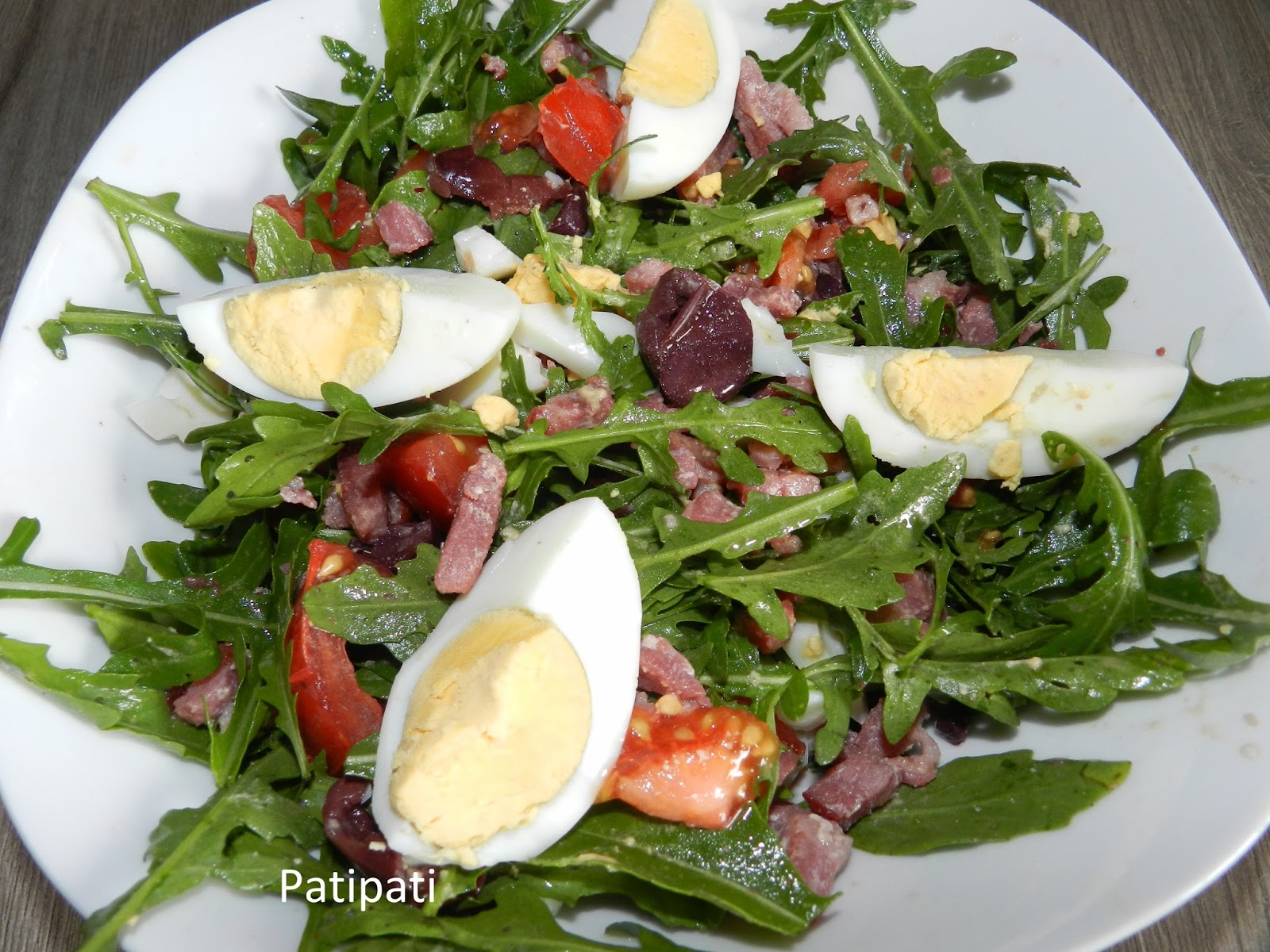 Salade de roquette variée