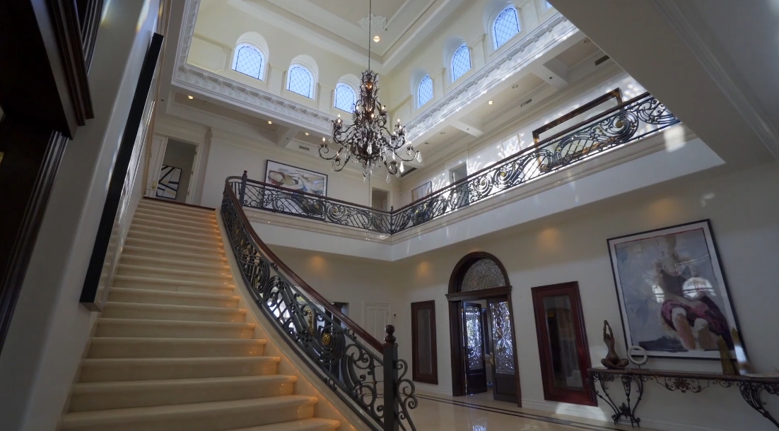 59 Interior Design Photos vs. Tour 3431 Caribeth Dr, Encino, CA Luxury Mansion