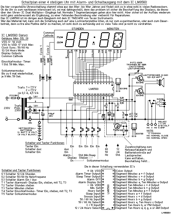 Lm8560 часы схема. Схема часов на микросхеме lm8560. Схема электронных часов YST. Lm8560 часы схема VST. Схема часов на lm8560.