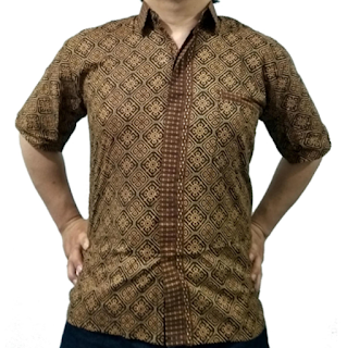 model Baju Batik Pria Lengan Pendek