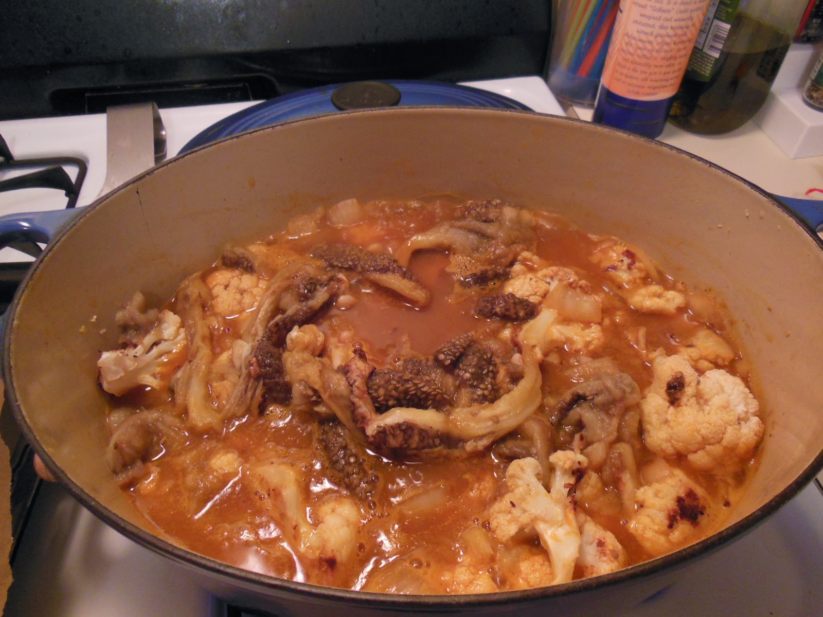 PaperblogPrincess Roasted Cauliflower and Eggplant Soup aka Cloud Soup