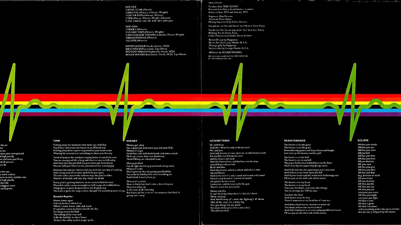 Dark Side Of The Moon Lyrics Lil Wayne Pink Floyd Dark Side Of The Moon Lyrics - Pink Choices