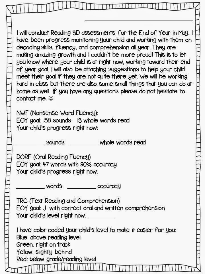 1st Grade Report Card Comments