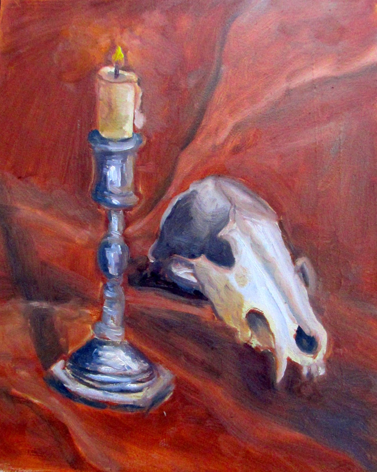 Marty's Blog Day 23 "Skull & Candle"