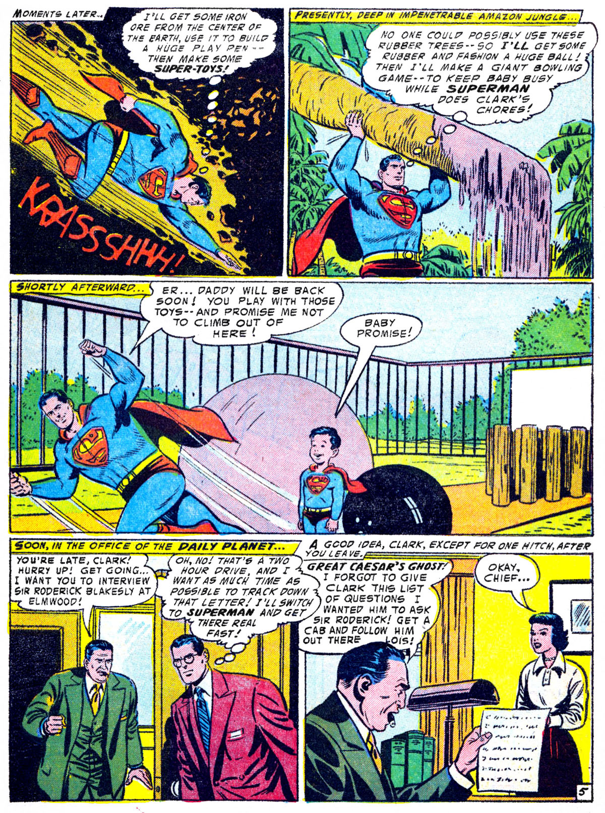 Read online Action Comics (1938) comic -  Issue #217 - 6