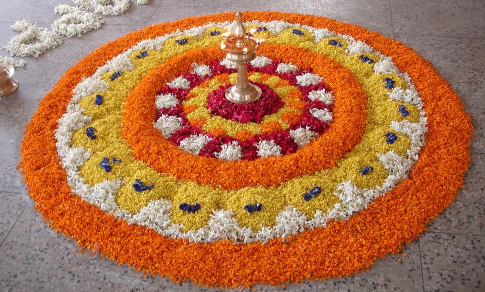 Worlds Largest collection of Pookalams (Flower Carpet)