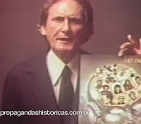 Propaganda da CBS com o lançamento do disco 'Hit Parade 2' em 1980.