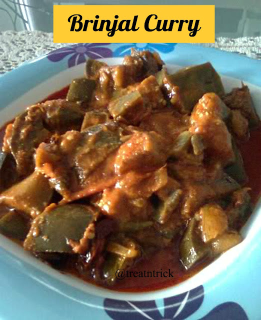 Brinjal Curry Recipe @ treatntrick.blogspot.com