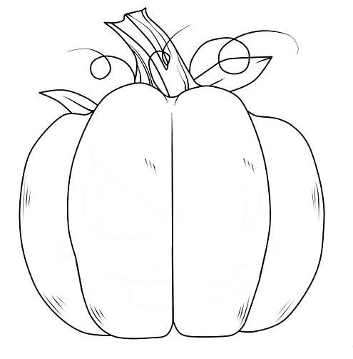 calabaza coloring pages - photo #3