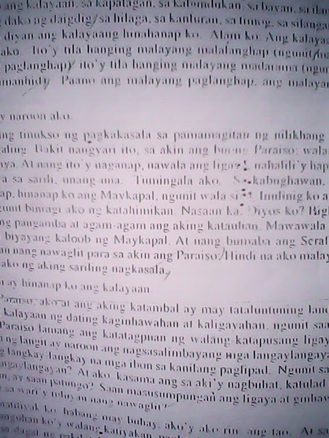 Patricia Raneses Filipino 3-1: Saan Patungo ang Langay-langayan