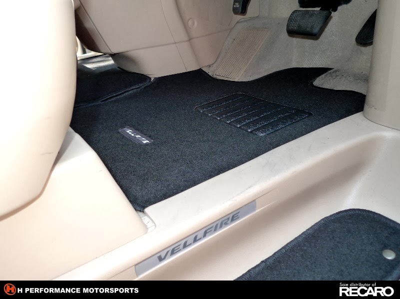 Premium Car Floor Mat Toyota Vellfire permium ROLET BLACK floor mat