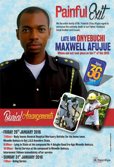 nigerian firefighter died line of duty