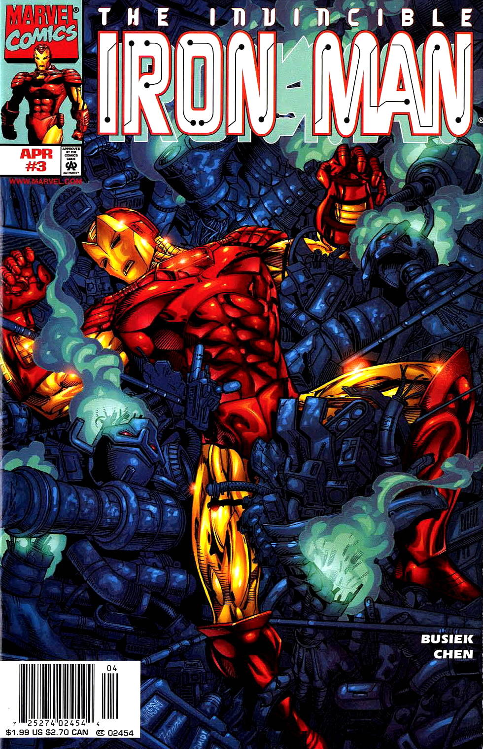 Read online Iron Man (1998) comic -  Issue #3 - 1