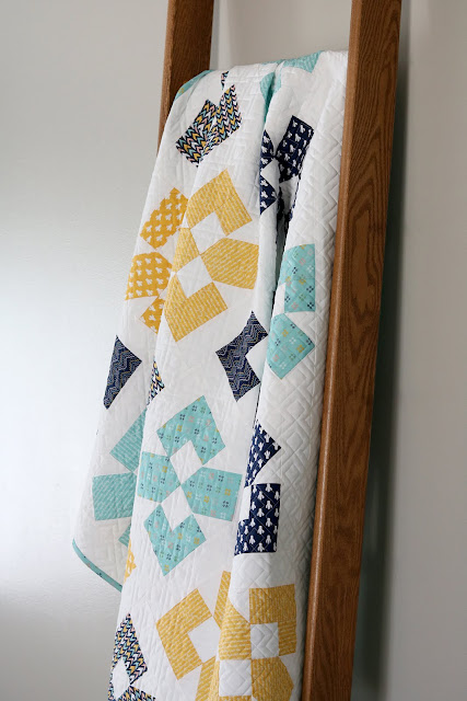Lucky Duck quilt pattern - a Layer Cake or Fat Quarter pattern in five sizes by Andy of A Bright Corner