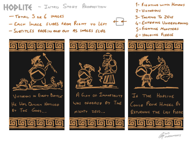 Hoplite - story proposition