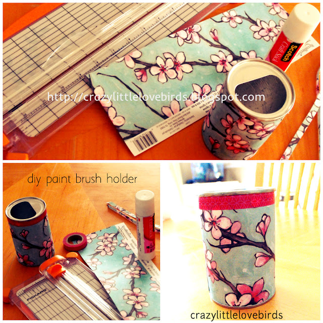 Creating {diy paint brush holder}