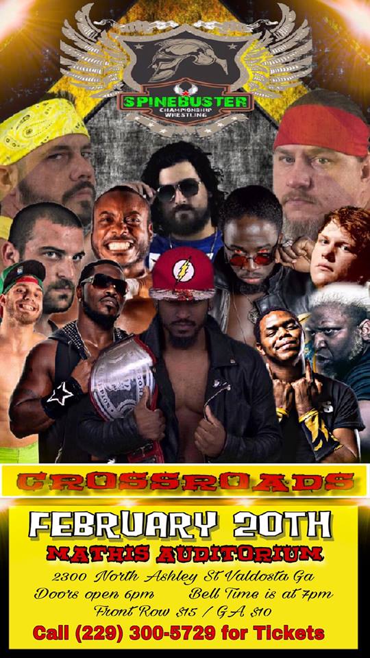 GWH News and Notes Spinebuster Championship Wrestling in Valdosta on