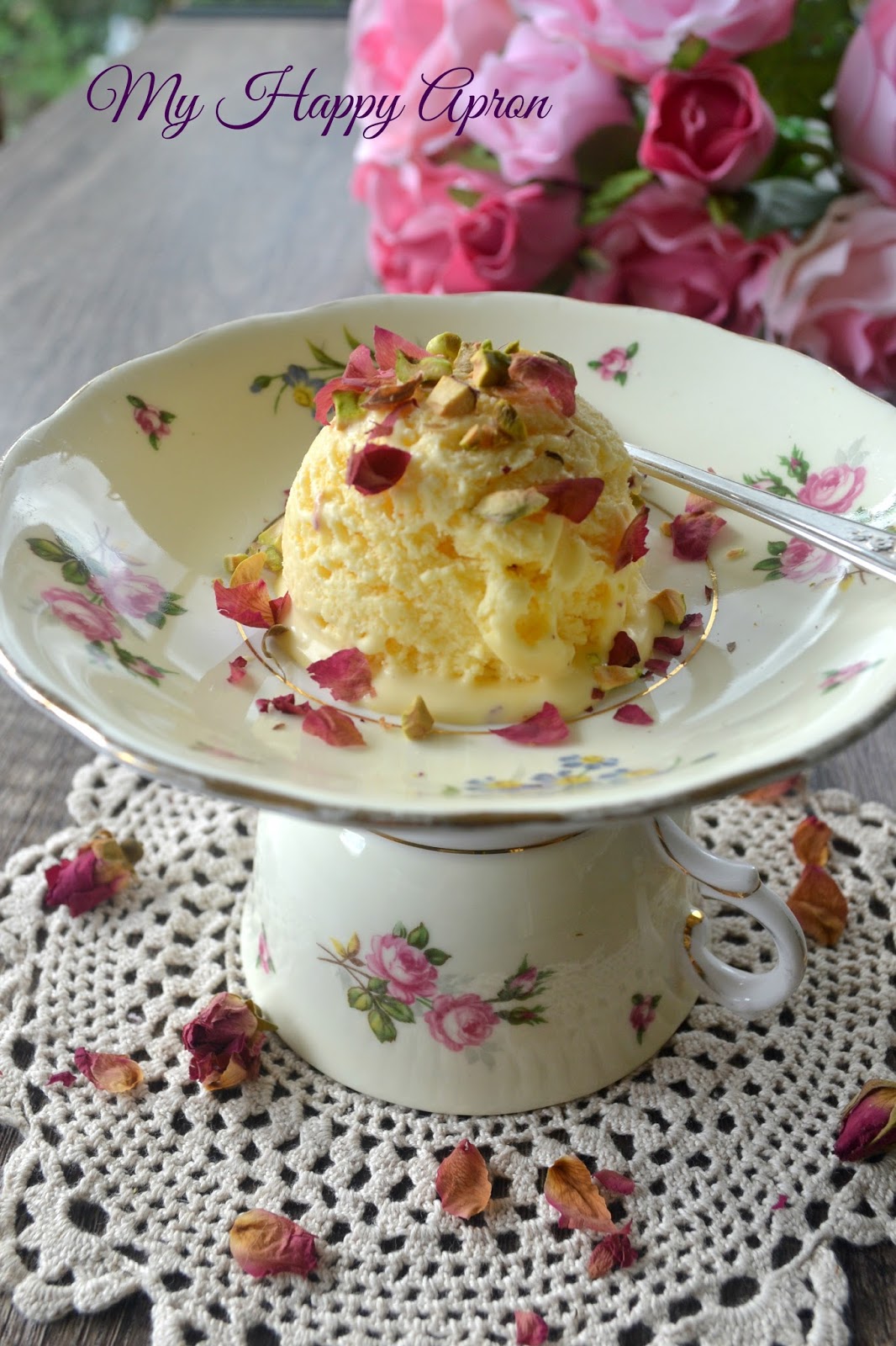 My Happy Apron Rose Petal Ice Cream