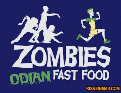 Meme de humor sobre zombis