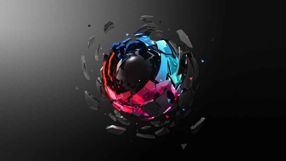 Digital Art, Colorful, Sphere, 4K, #4.2033