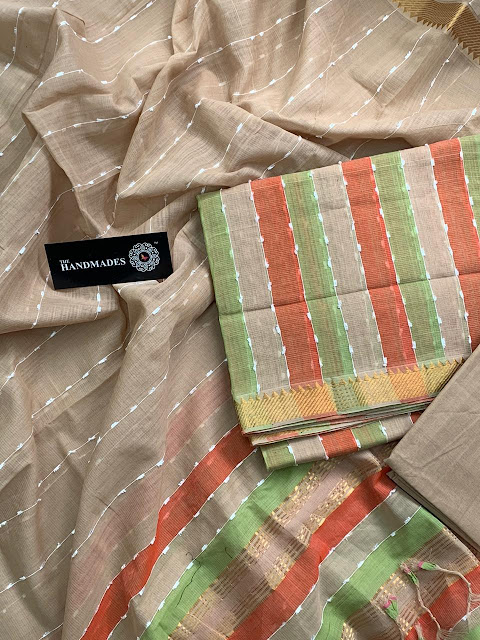 Handloom mangalgiri cotton suits
