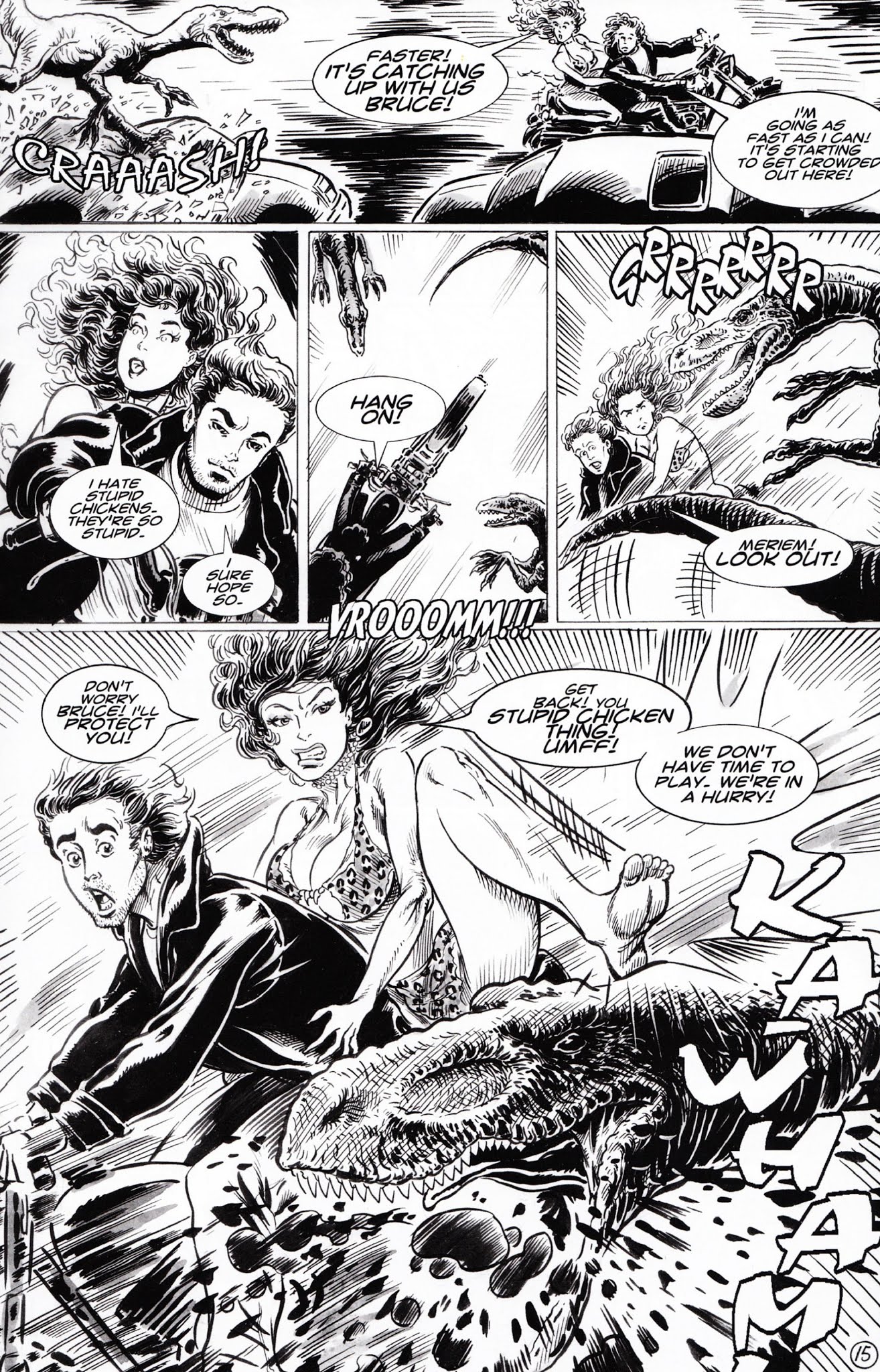 Read online Cavewoman: Gangster comic -  Issue #2 - 17