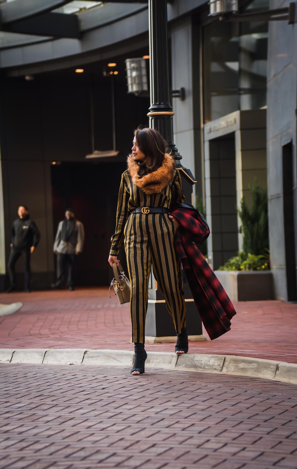 how to wear separates, black adn gold outfit, print mixing outfit, party ready, office party outfits, &other stories pant and blouse, street style, baltimore trip, thungs to see in baltimore, myriad musings how to wear separates, black adn gold outfit, print mixing outfit, party ready, office party outfits, &other stories pant and blouse, street style, baltimore trip, thungs to see in baltimore, myriad musings