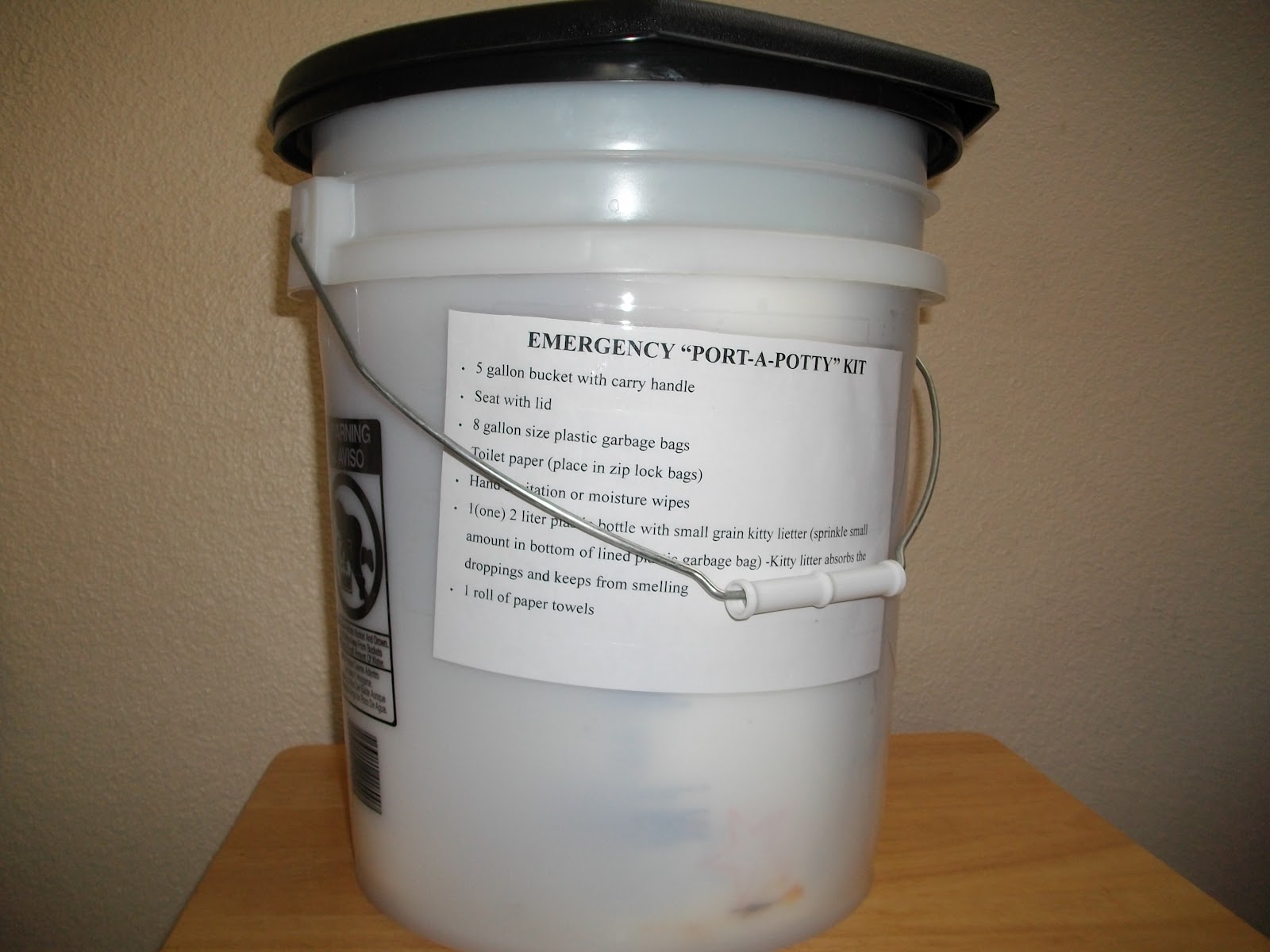 Home Made Is Easy PortaPotty KIT.