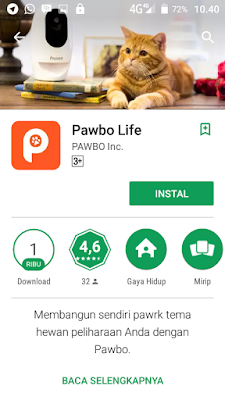 jarak tidak lagi masalah karena pawbo interaktif pet camera 