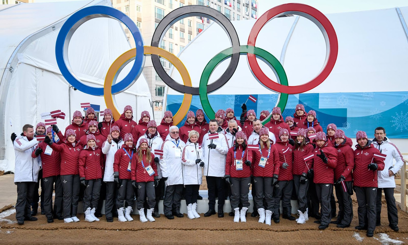 Femme au foyer Latvia in the 2018 PyeongChang Winter Olympic Games