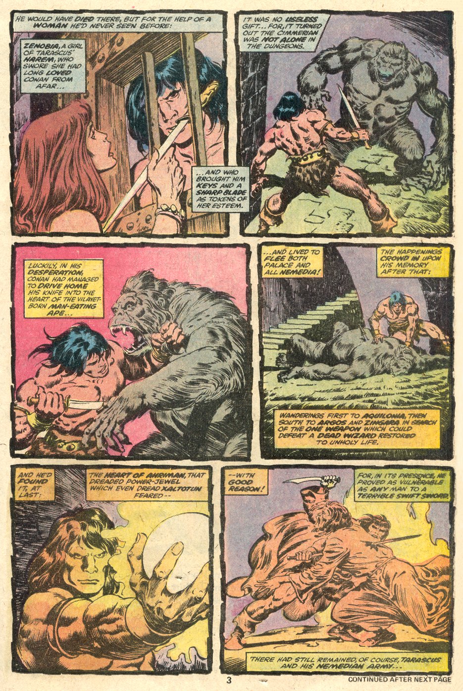 Read online Conan the Barbarian (1970) comic -  Issue # Annual 4 - 4