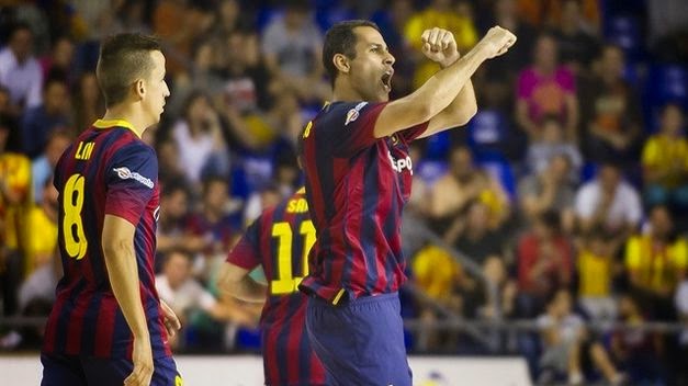 El Barça ganó en el Palau a ElPozo Murcia