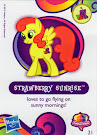 My Little Pony Wave 10 Strawberry Sunrise Blind Bag Card