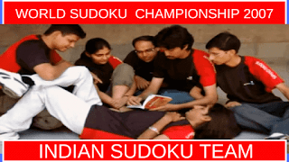 It picture shows Indian Sudoku Team which was selected for World Sudoku Championship 2007