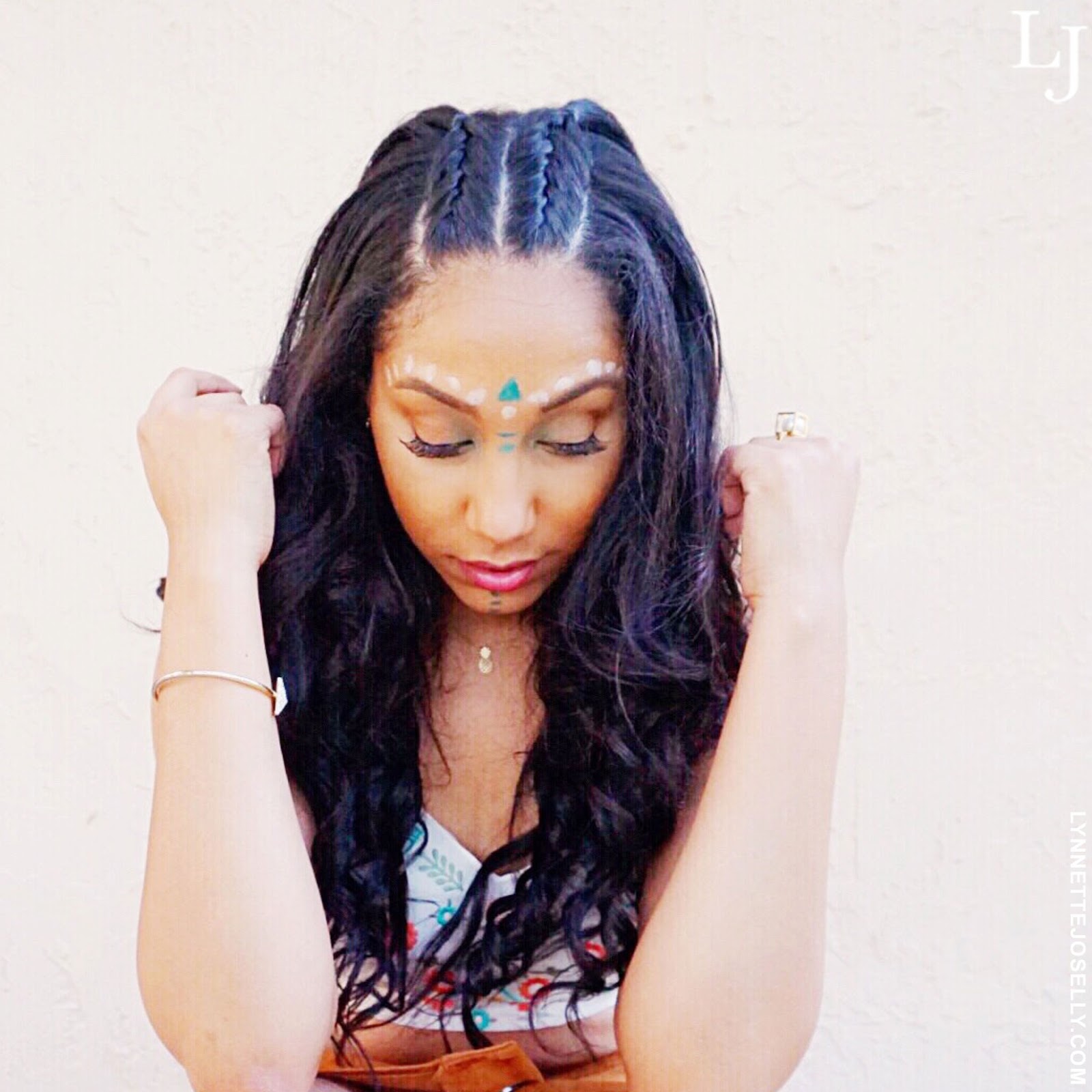 Joselly Boho Hairstyle for Musical Festival Season and Spring