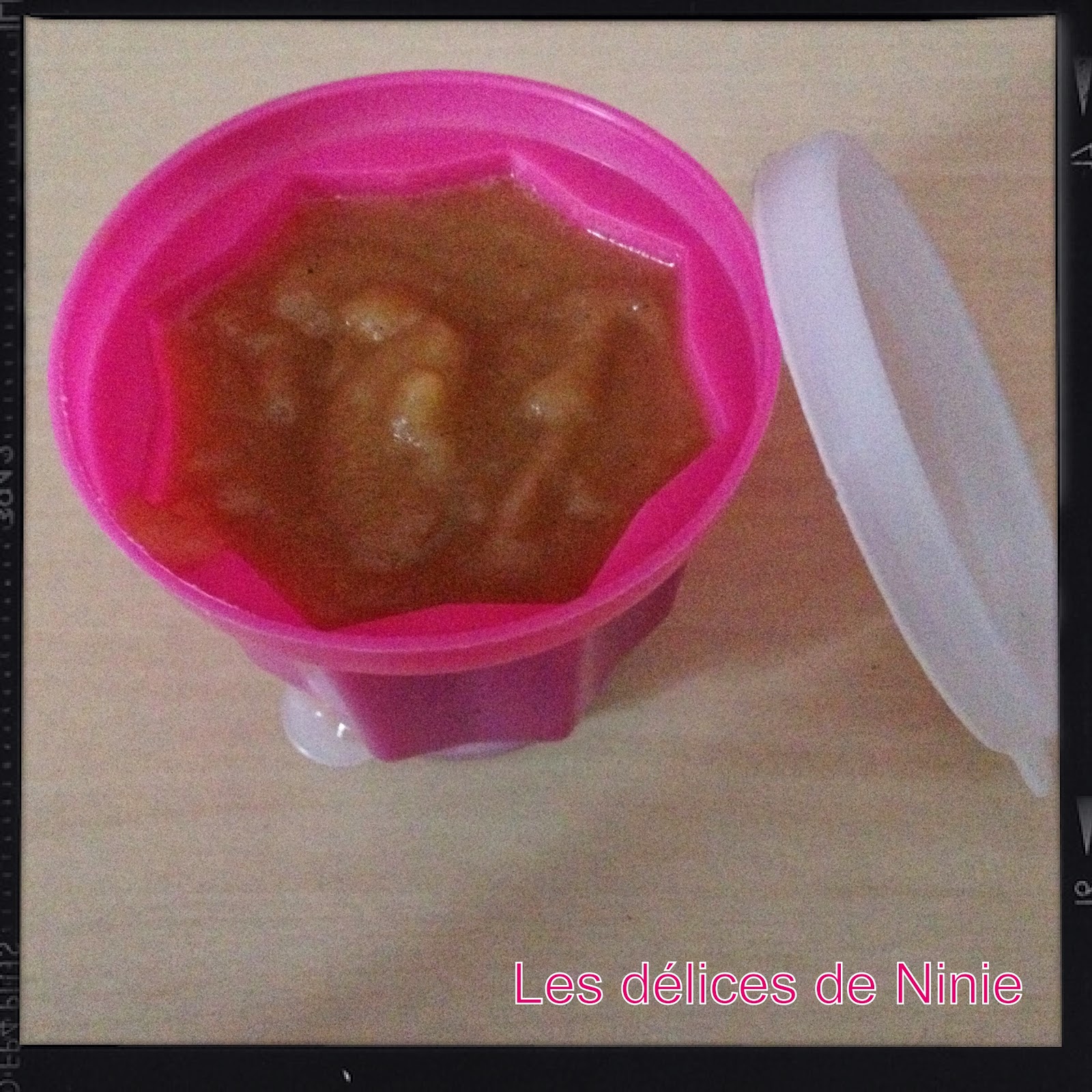 Les délices de Ninie Compote pomme/banane thermomix