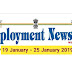 Employment News 19 January To 25 January 2019 - PDF Download