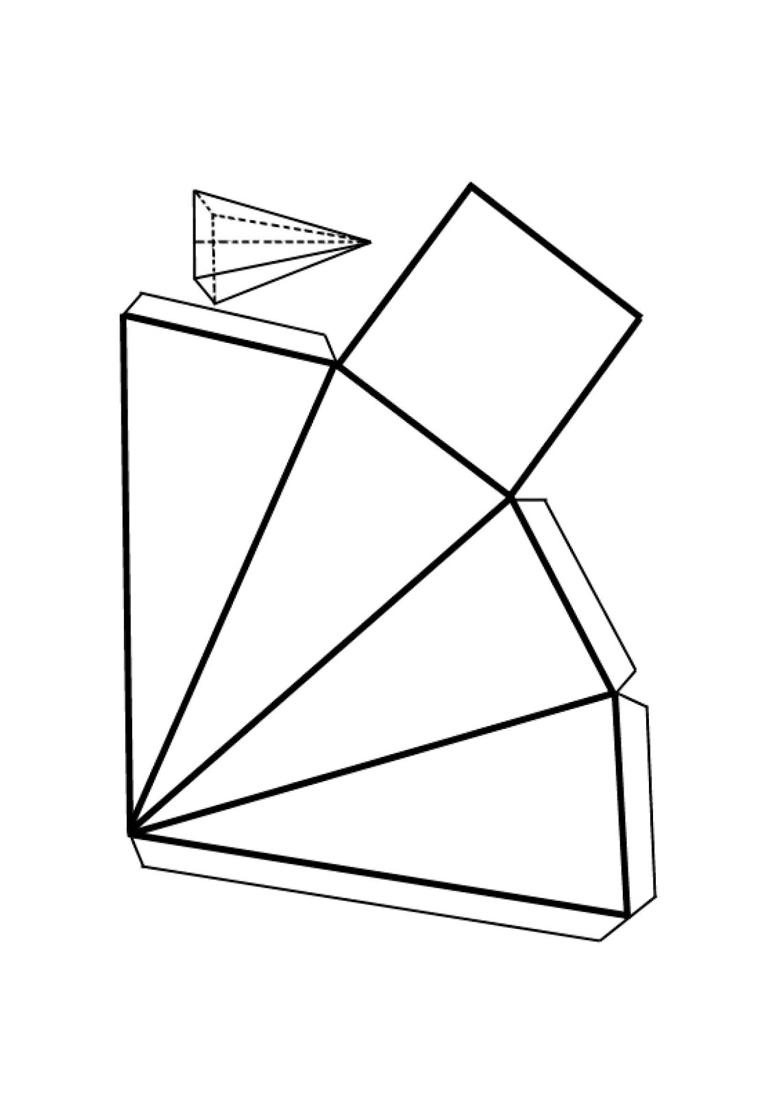 Как сделать объемную фигуру. Развёртки геометрических фигур из бумаги схемы. Развертка пирамиды с размерами. Пирамида чертеж для склеивания. Объемные геометрические фигуры из картона.